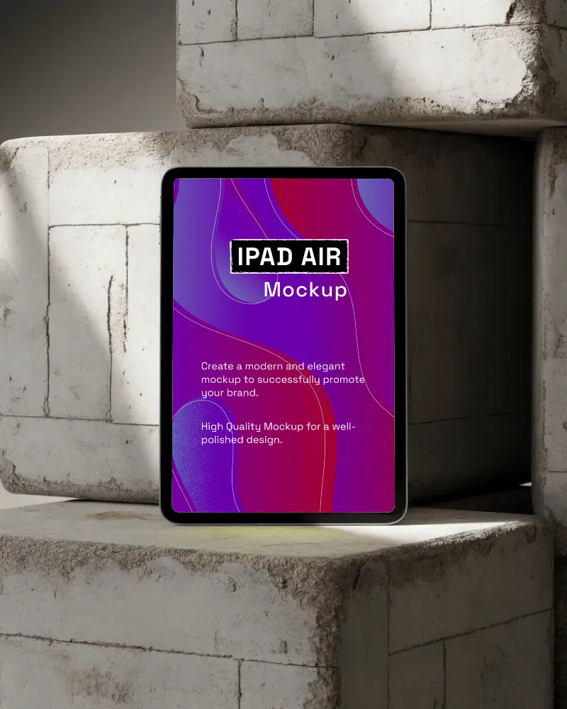 ipad air mockup