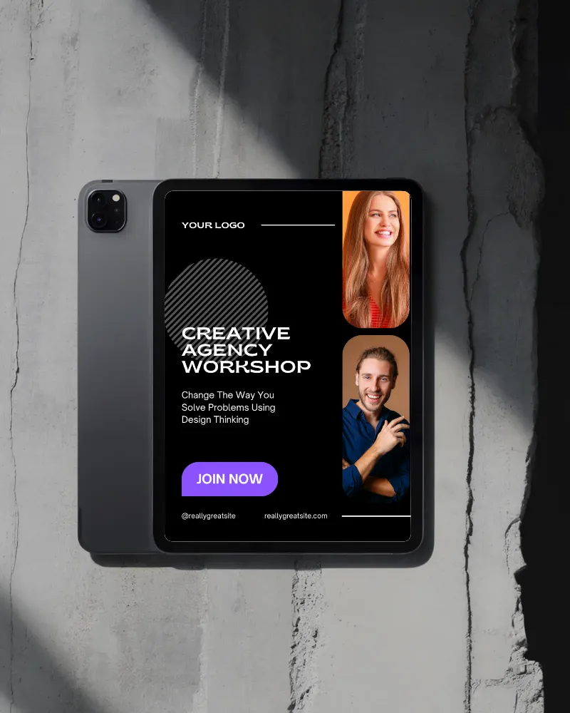 ipad pro display mockup