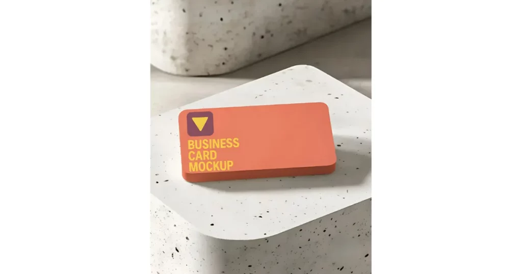 mockey ai horizontal business card mockups