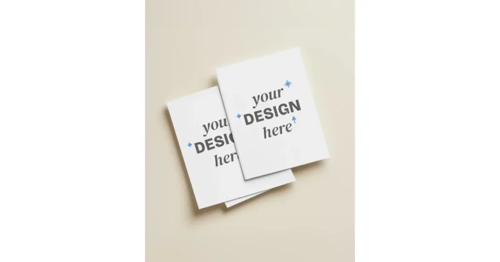 two overlap a4 flyers
