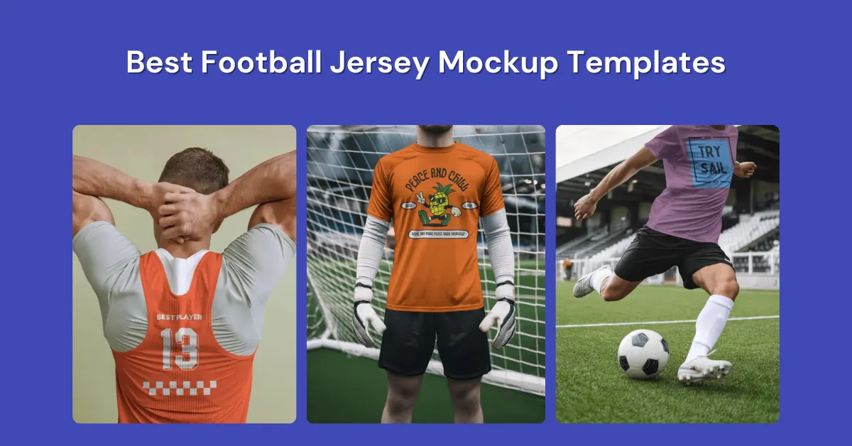 7 Best Football Jersey Mockup Templates