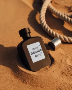 luxury perfume bottle mockup