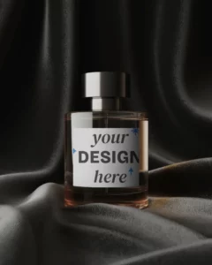 minimalist luxury perfume bottle
