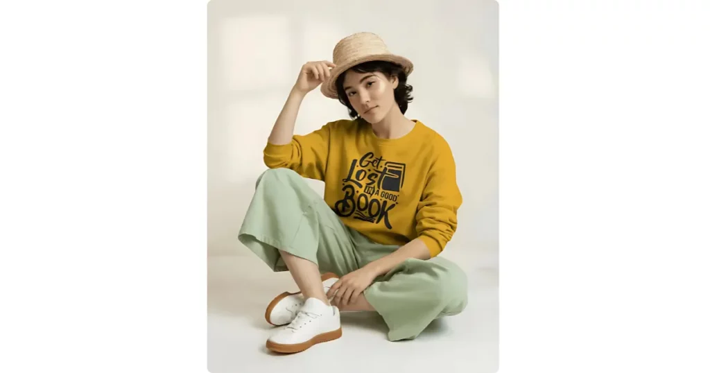 use sweatshirt mockup