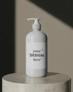 Cosmetic Pump Bottle Mockups