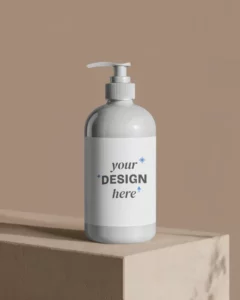 Cosmetic pump Mockups
