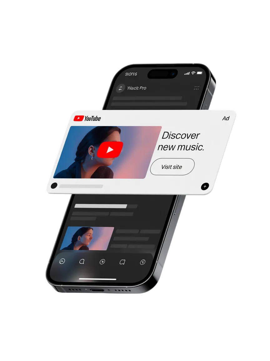 YouTube Ad Mockup