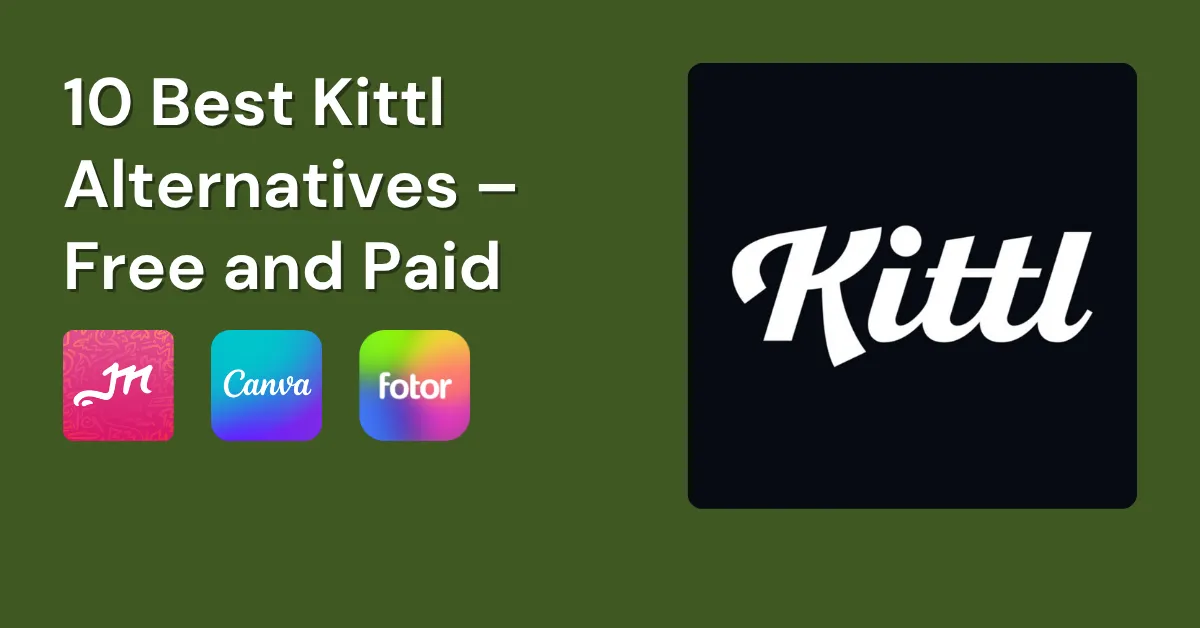 best kittl alternatives