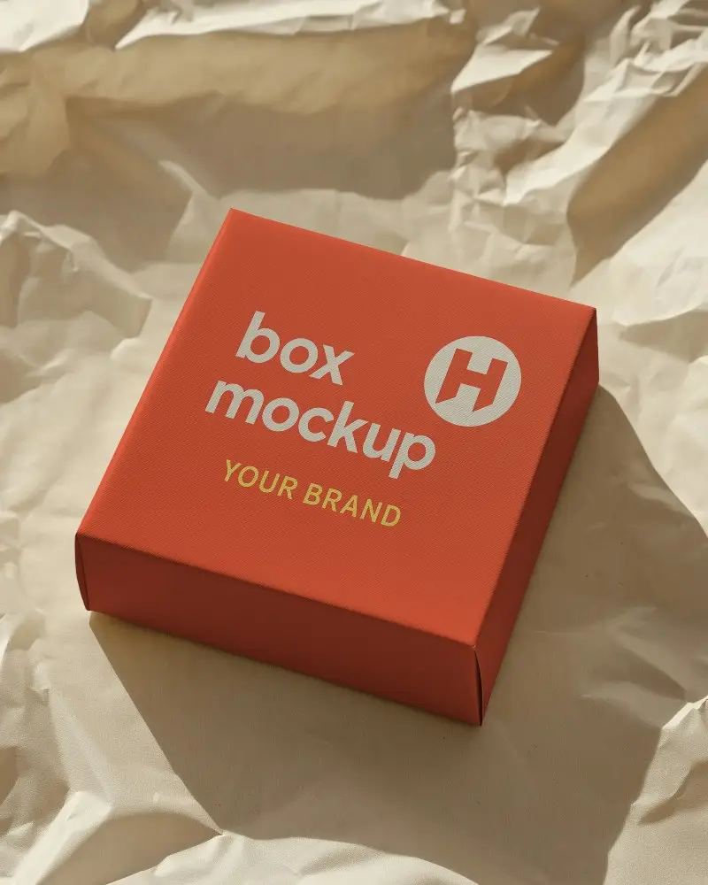 square-box-mockup-on-crumpled-paper-top-view-soft-shadows-modern-packaging