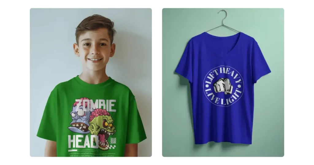 explore t-shirt mockup