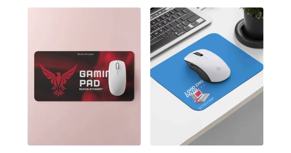 gaming pad mockups for print on demand