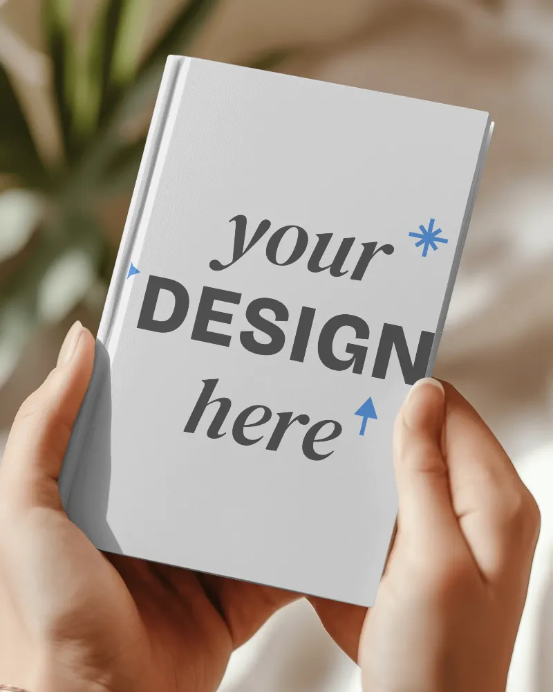 hardcover book mockup