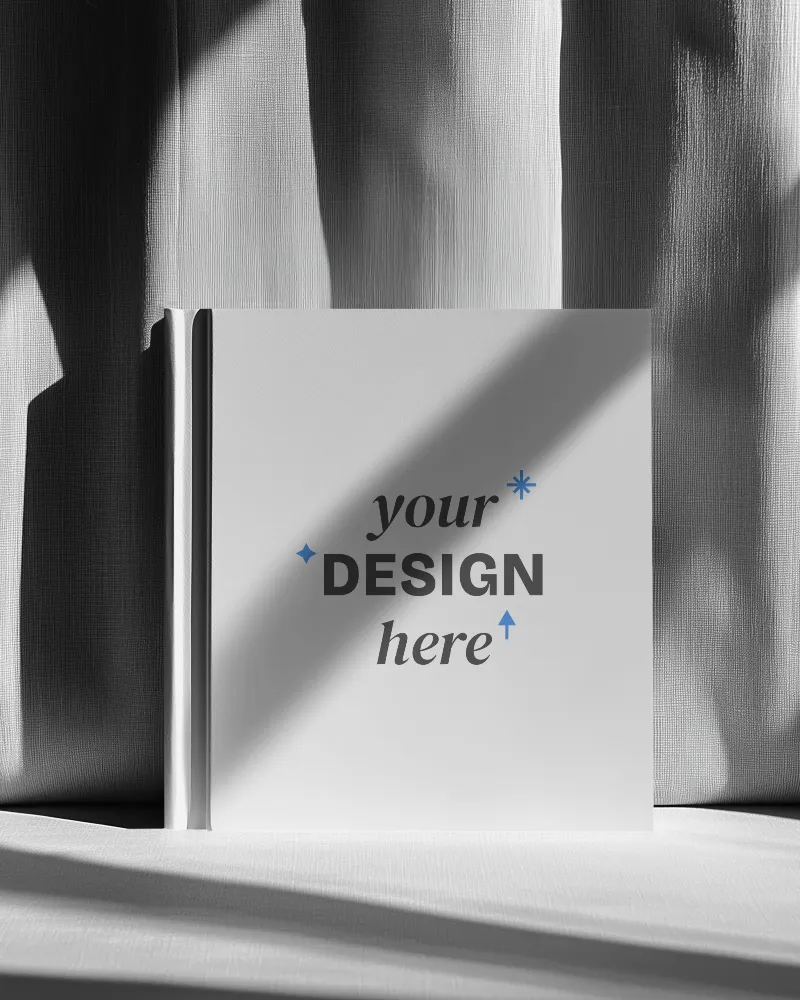 square book mockup