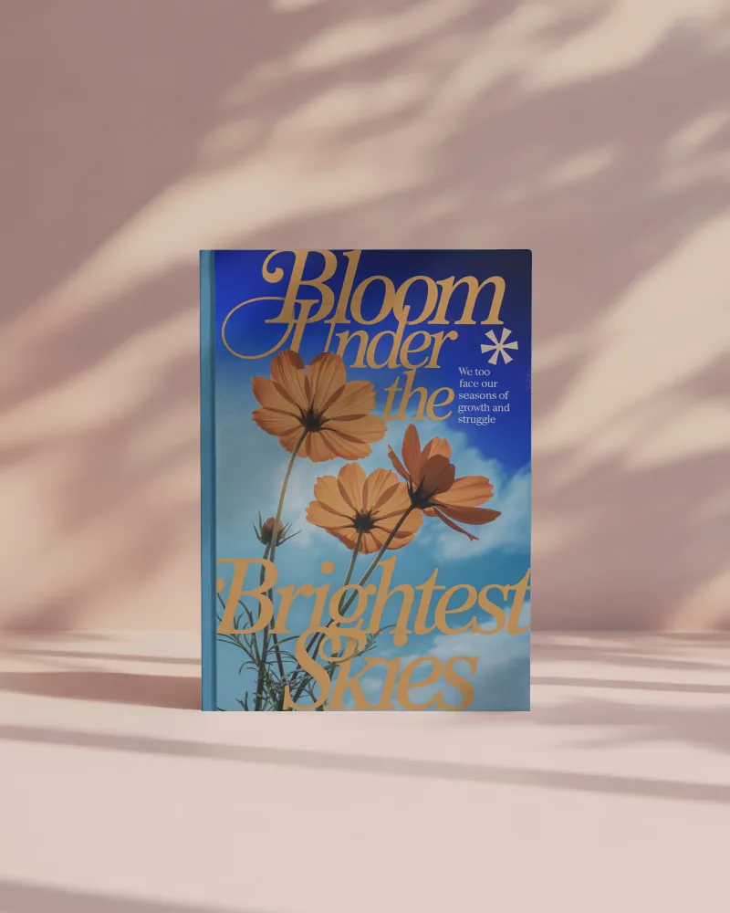 standing book mockup with cool design