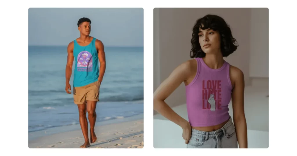 try tank top mockups