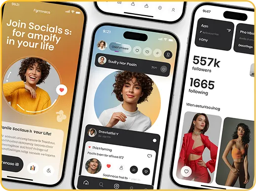 mockups for Social Media