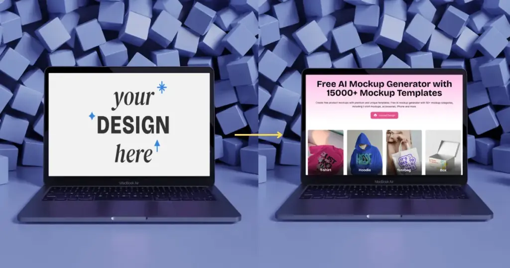 website mockup example