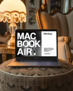 Free Flat MacBook Mockups