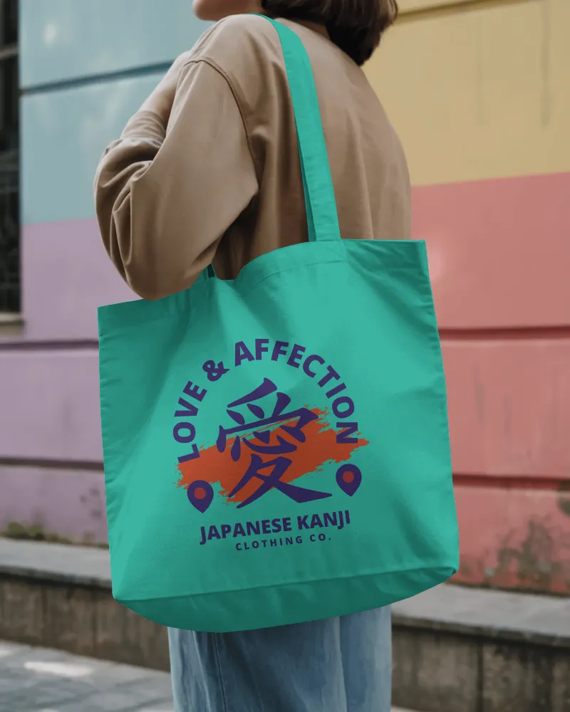 canvas tote bag mockup