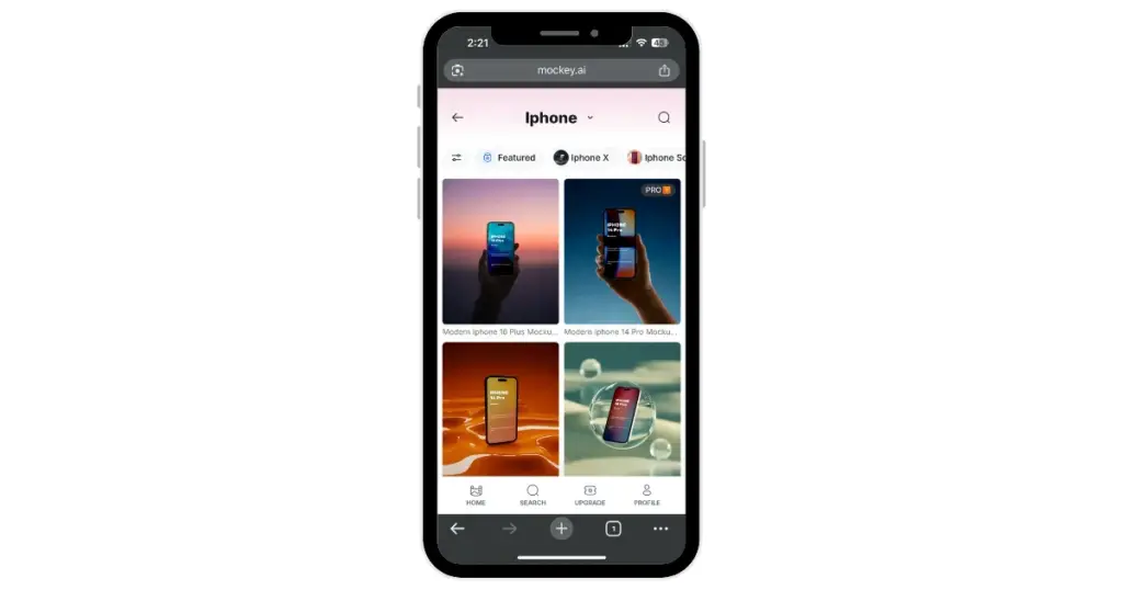 explore iphone templates