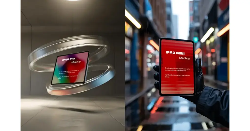ipad mockup examples