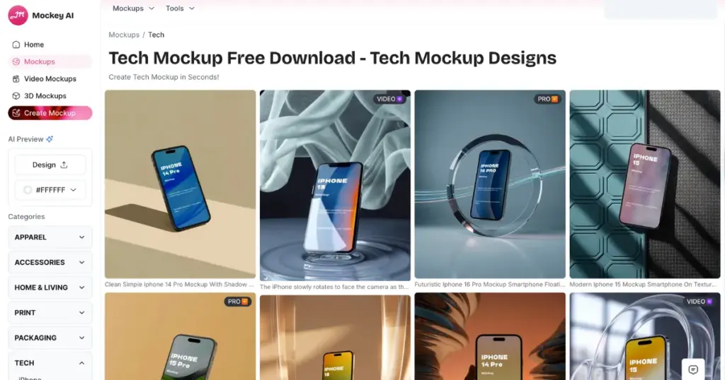 mockey ai mockuphone alternative