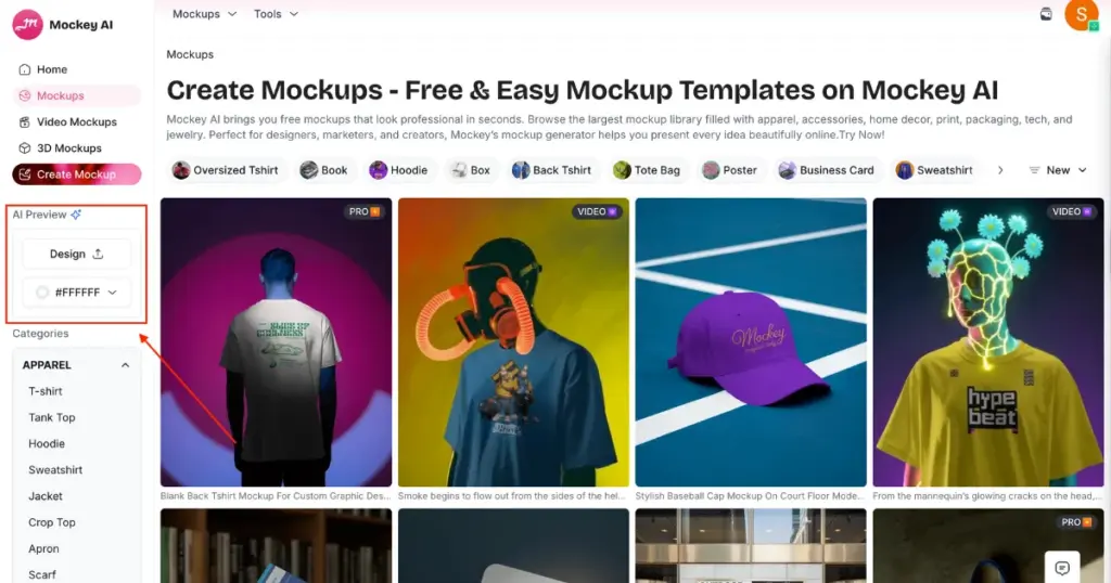 preview feature