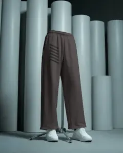 soft comfortable sweatpants mockup for casual wear and daily activities with relaxed fit