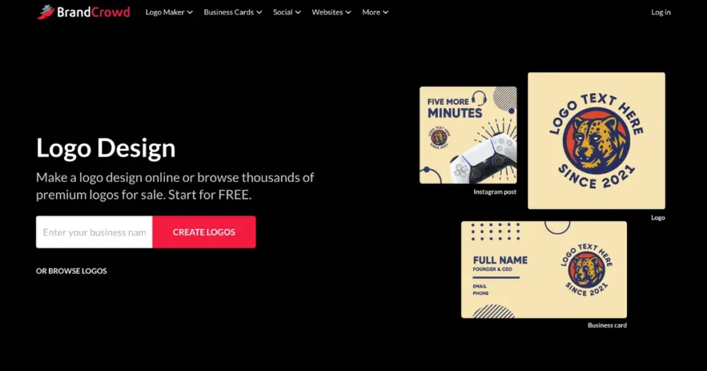 brandcrowd site like canva