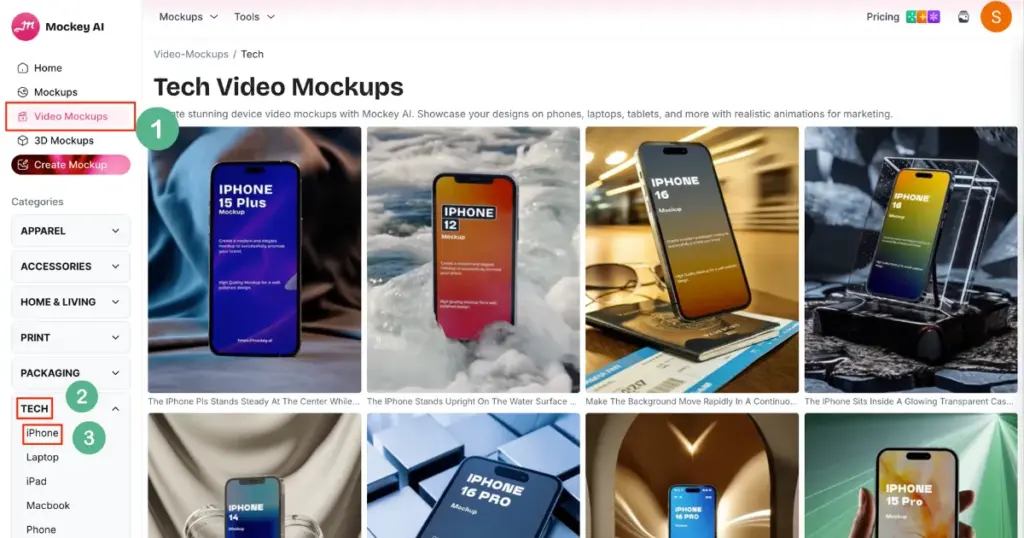 pick iphone in the tech
