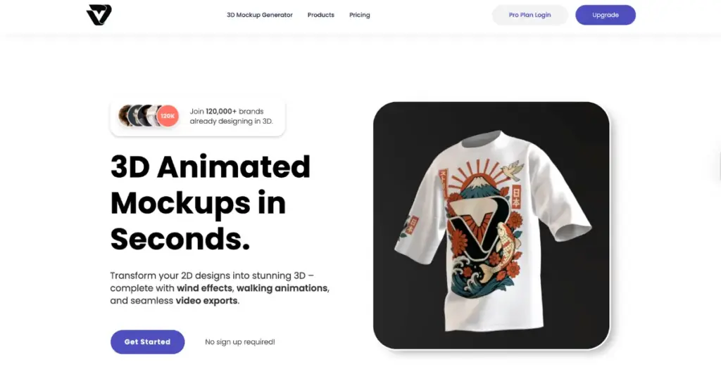 virtualthreads 3d animated mockup
