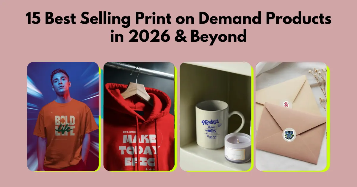 15 Best Selling Print on Demand Products in 2026 & Beyond