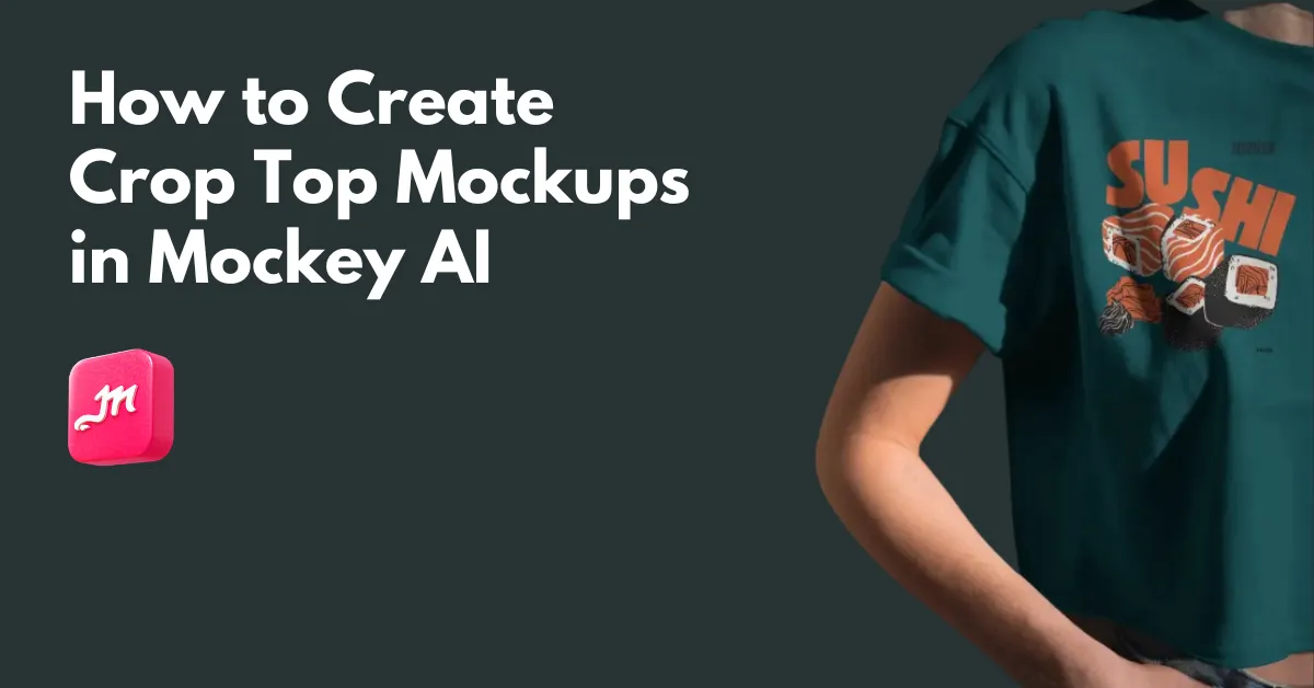 How to Create Crop Top Mockups in Mockey AI
