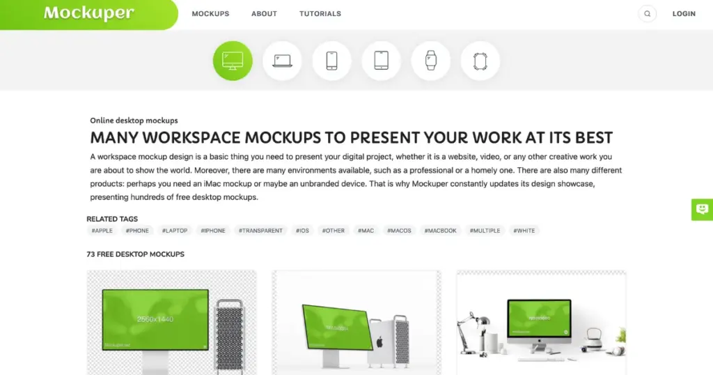 mockuper free mockup site