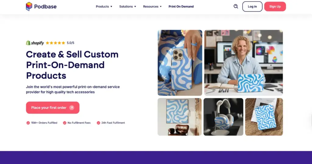 podbase print on demand site