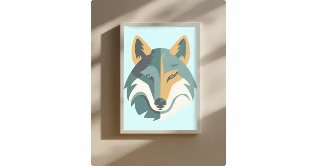 animal inspired design on a poster