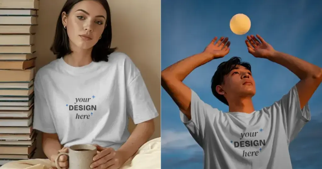 create best t-shirt mockups in mockey ai