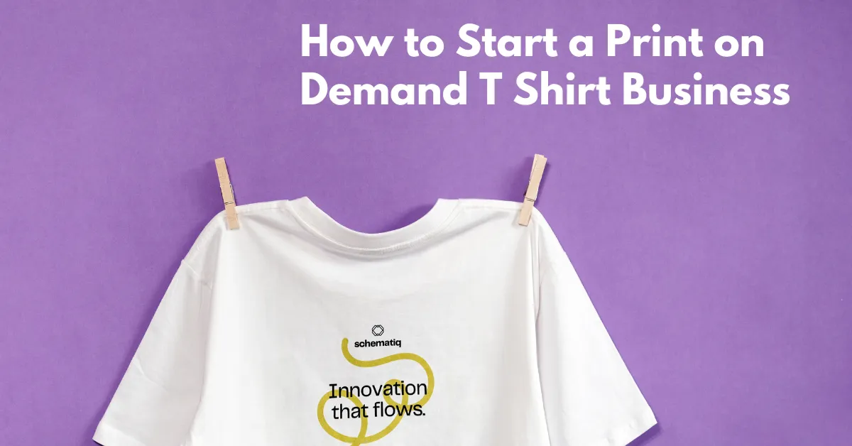 how to start a print on demand t shirt business
