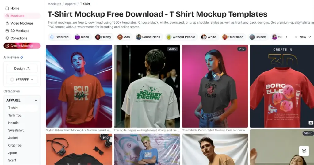visualize your t-shirt design using mockey ai