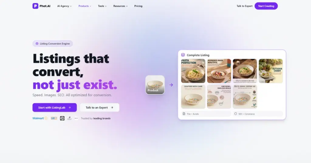 Phot AI Product Listing Generator