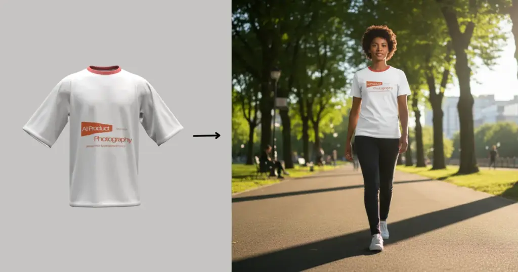 ai product photo example of mockey.ai