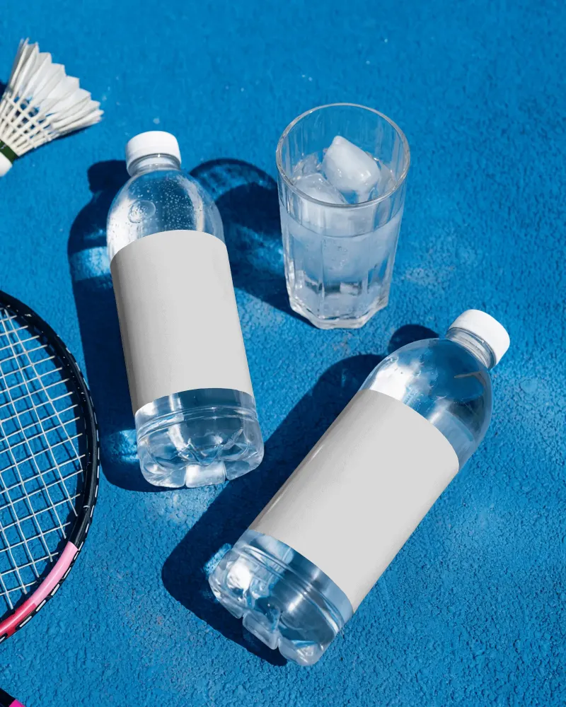 plastic bottle mockup