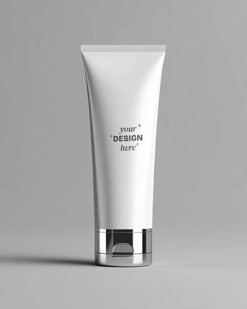 premium tube mockup packaging