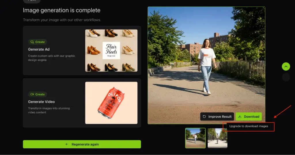 product photo example of flair.ai