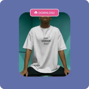 Donload Oversized Tshirt Mockup Generator