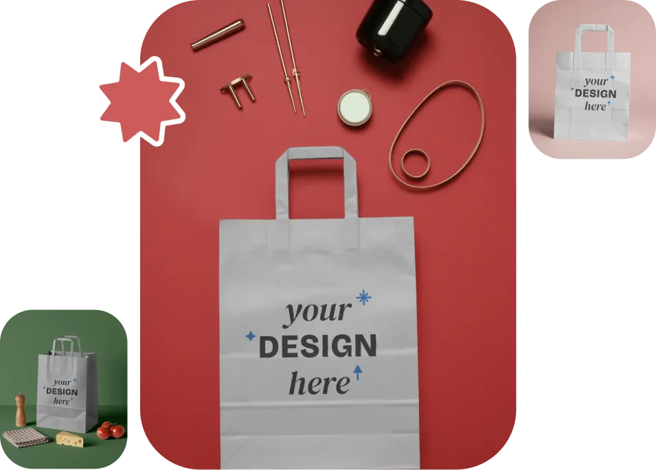 Free Paper Bag Mockup Generator - ( Online & No Watermark )