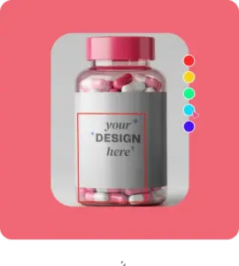 Select Pill Bottle Mockup