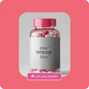 Upload Pill Bottle Mockup