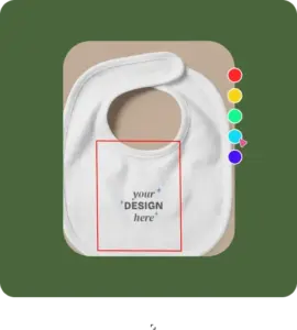 customize bib mockup
