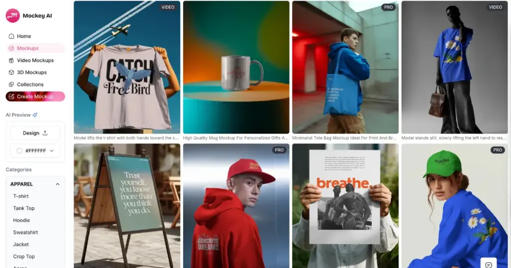 mockey ai mockup templates